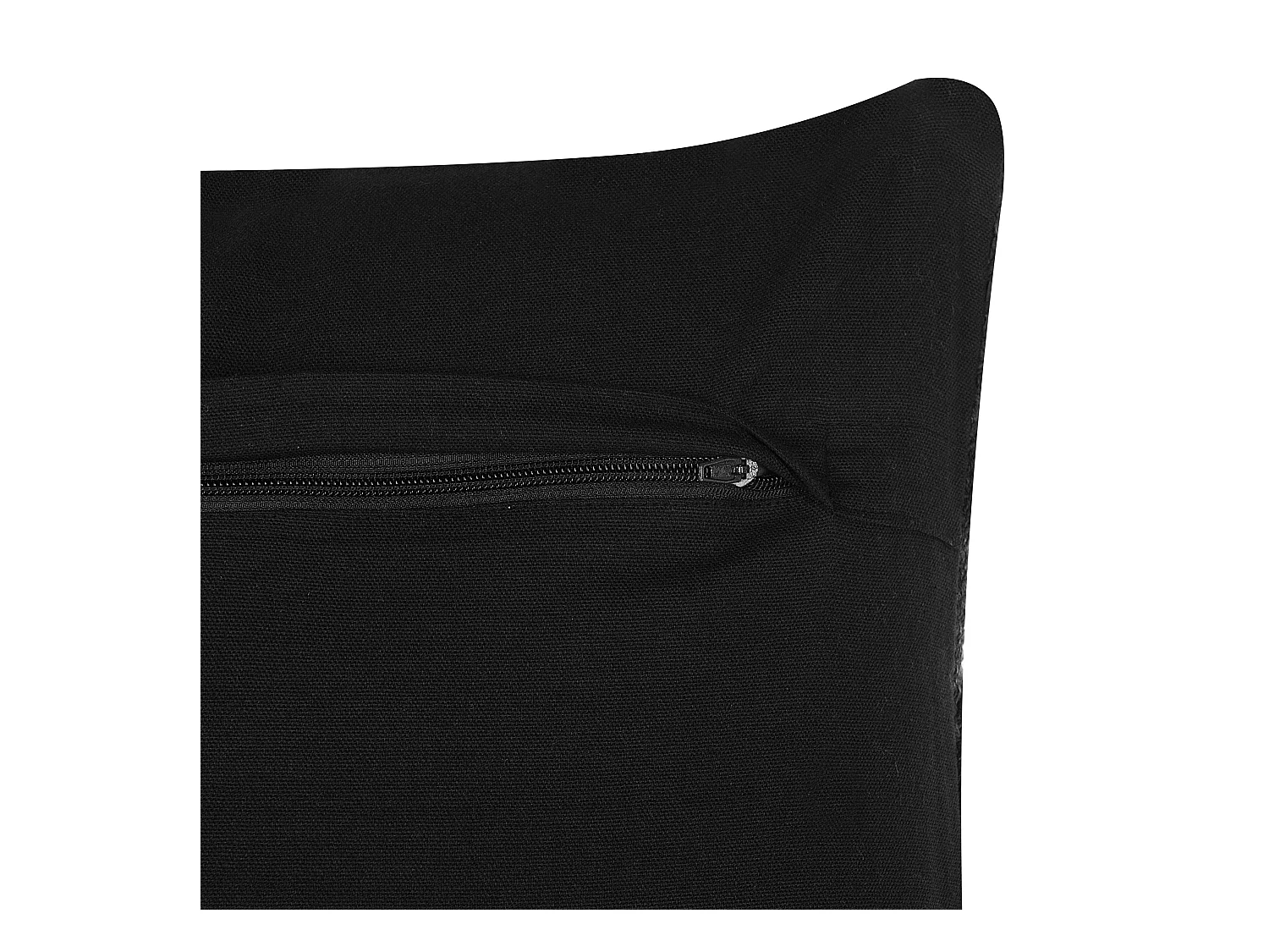 Sierkussen PAIKA Katoen 45 x 45 cm Donkergrijs Ikat