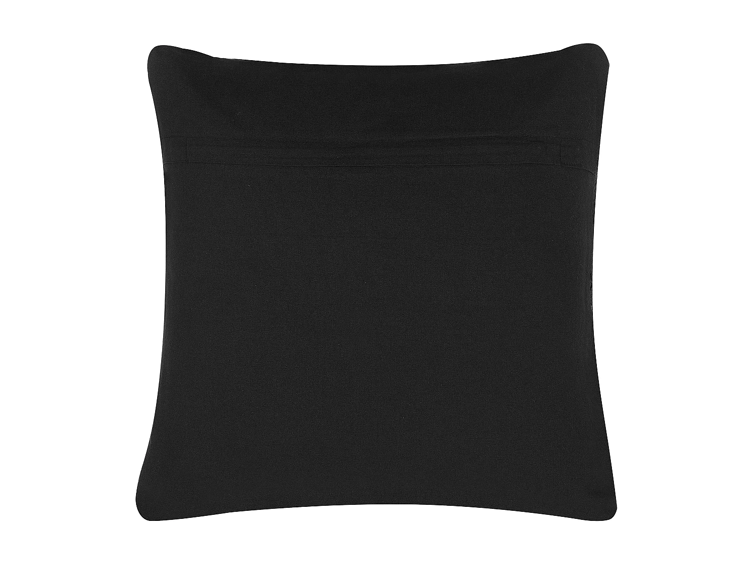 Poduszka dekoracyjna PAIKA Bawełna 45 x 45 cm Ciemnoszary Ikat