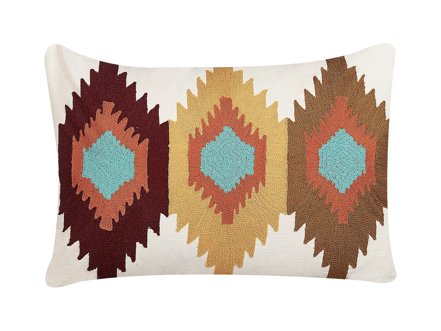 Coussin DANAPUR Coton 40 x 60 cm Multicolore Motif géométrique