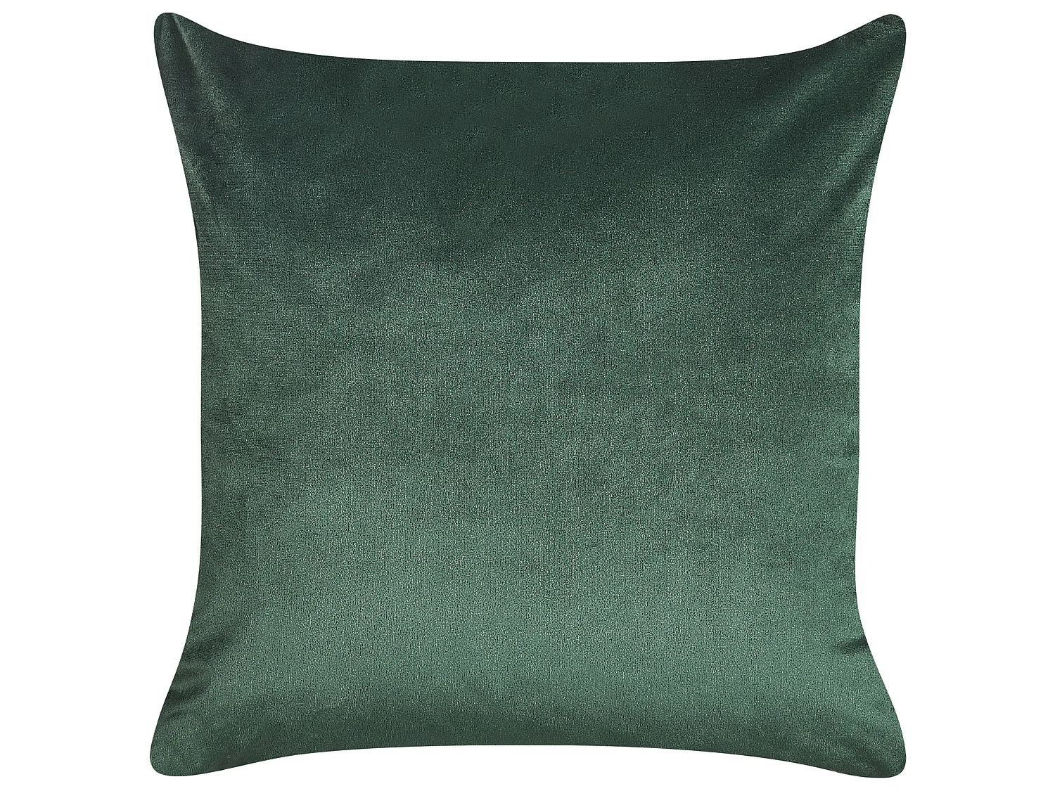 Set van 2 decoratieve kussens SUNFLOWER Fluweel 45 x 45 cm Donkergroen Bladpatroon