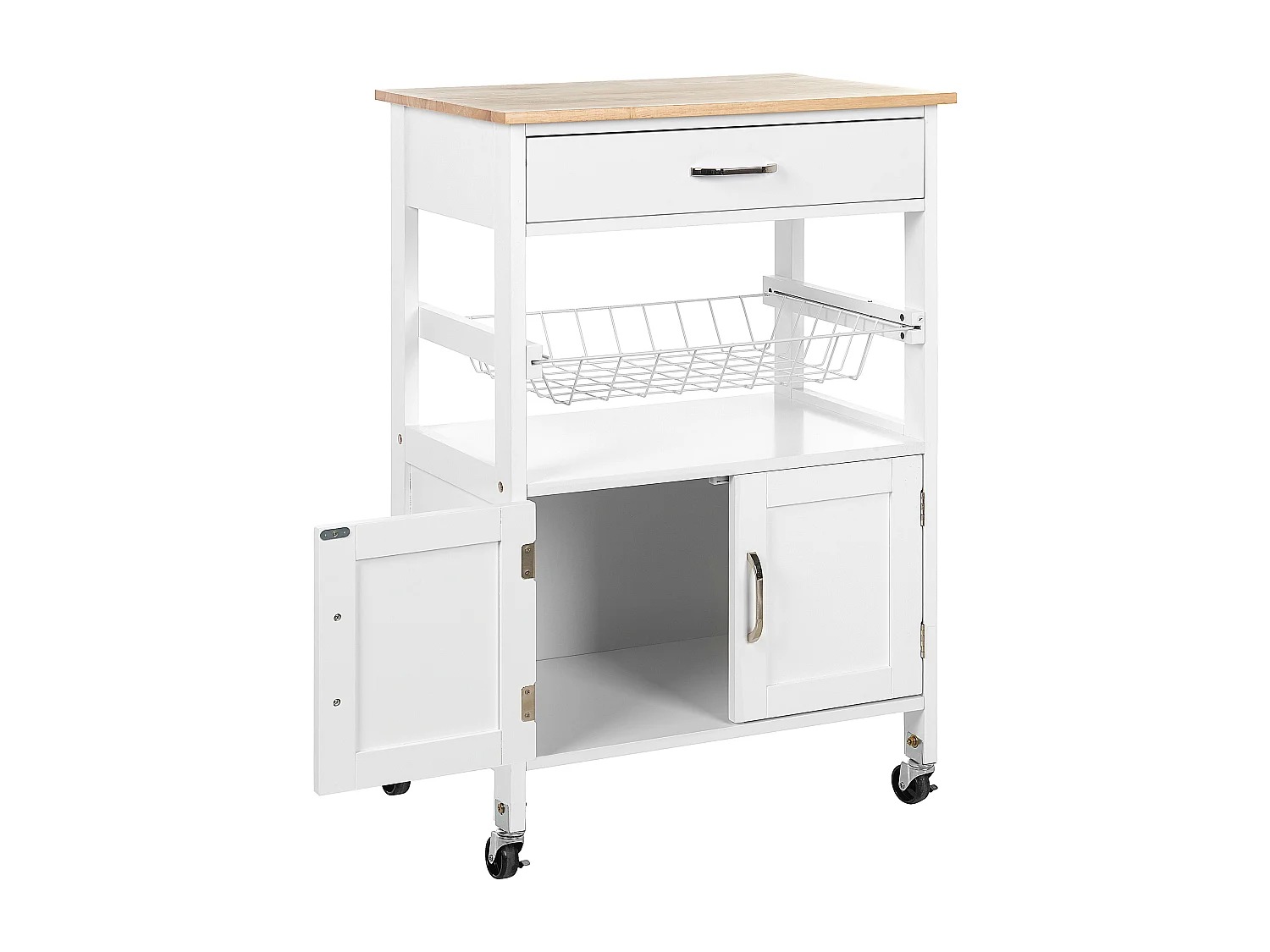 Chariot de cuisine LUGO Blanc