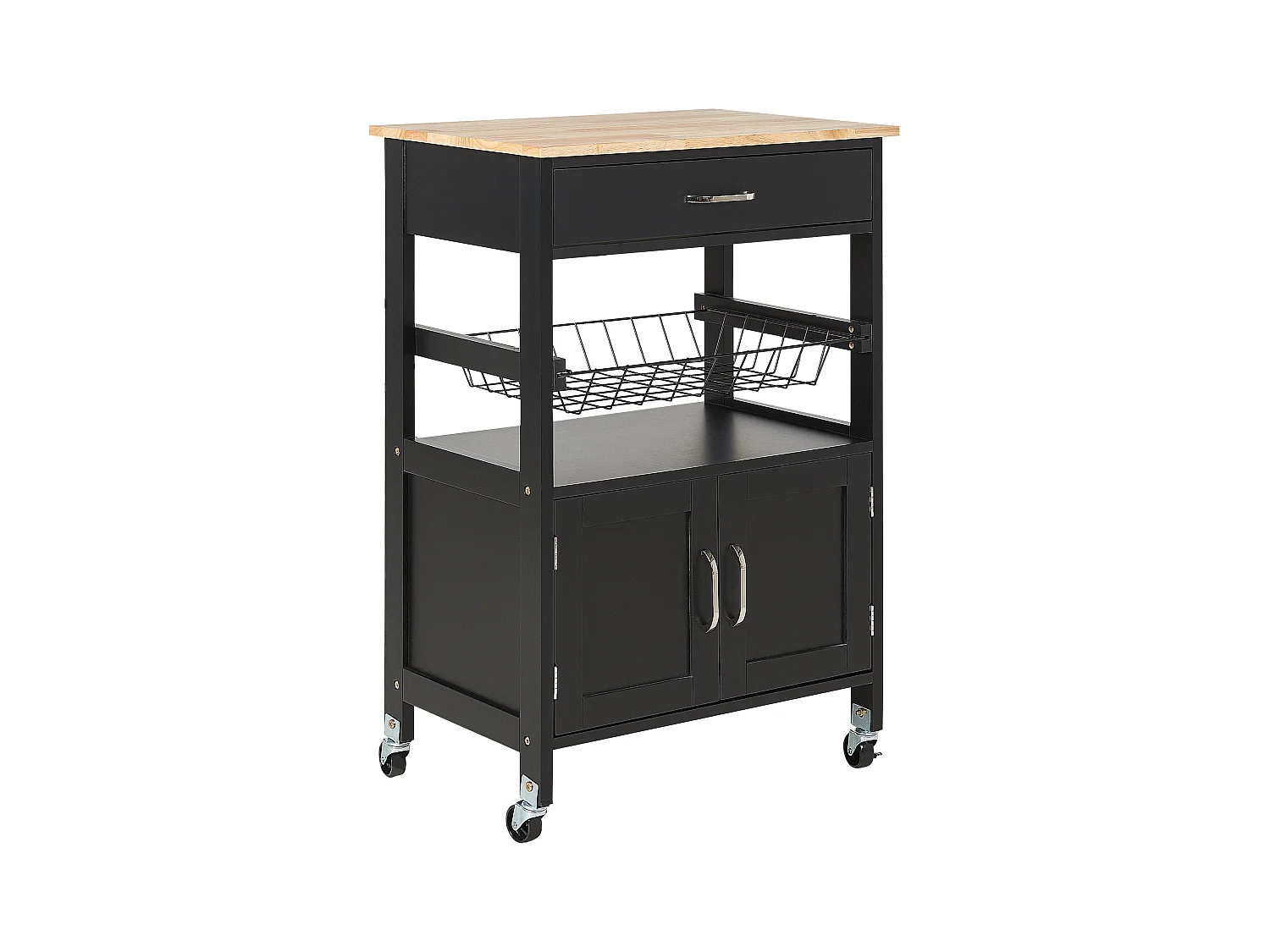 Keukentrolley LUGO Zwart