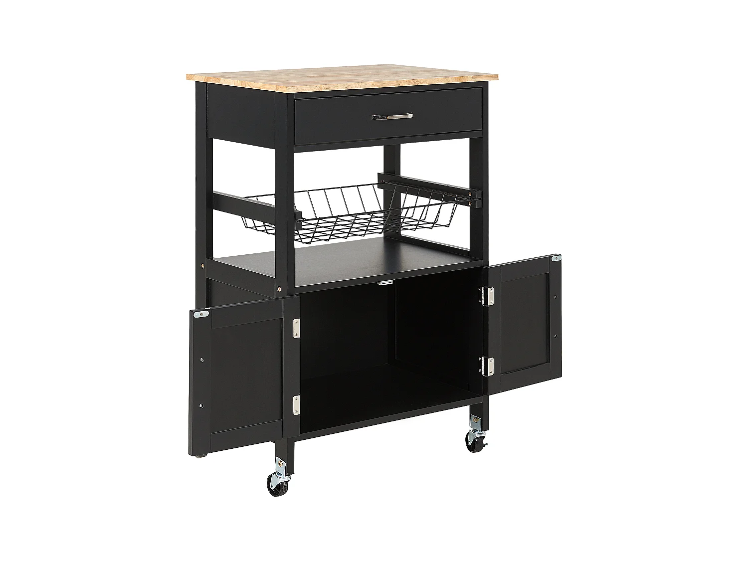 Keukentrolley LUGO Zwart