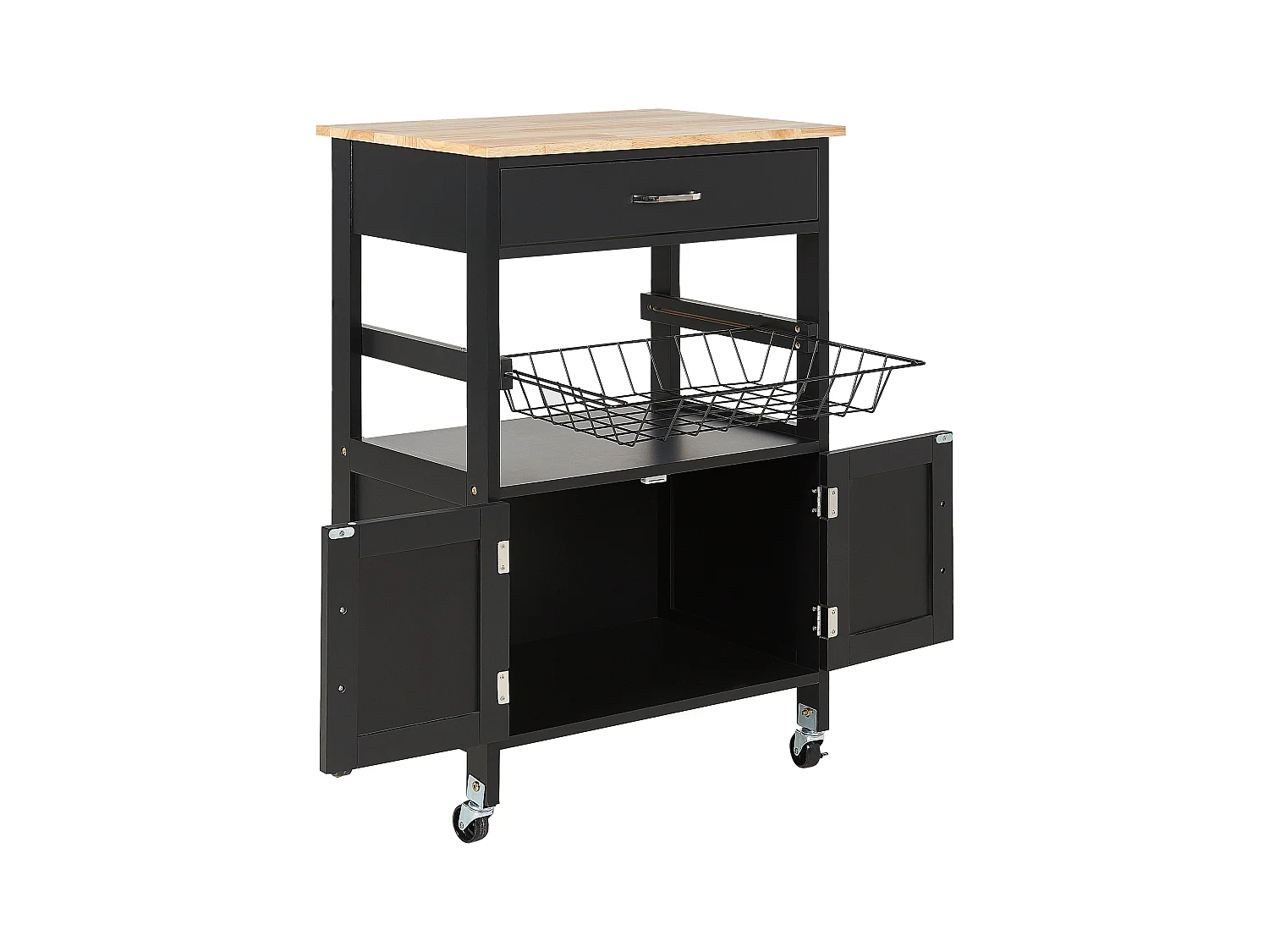 Keukentrolley LUGO Zwart