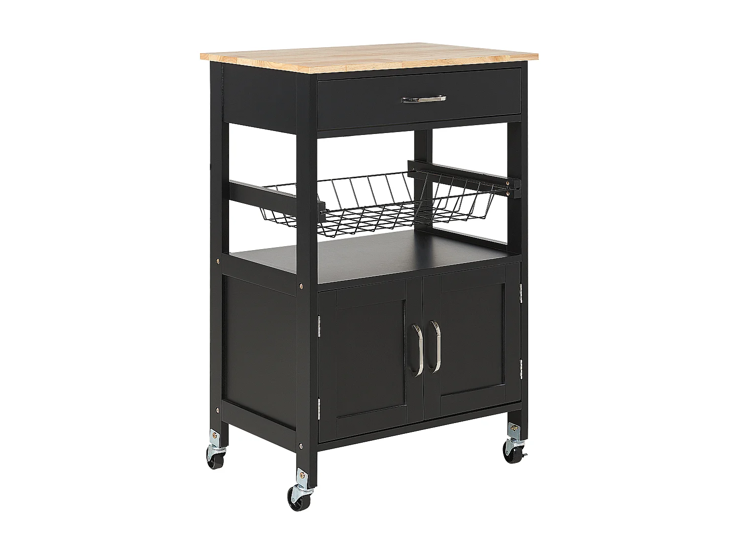 Keukentrolley LUGO Zwart