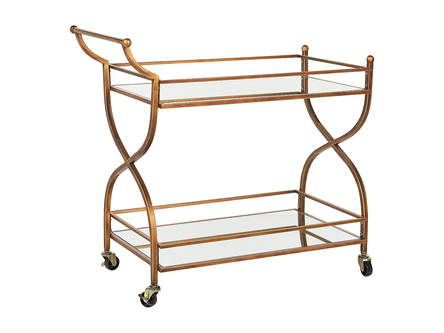 Keukentrolley LARINO Metaal Goud