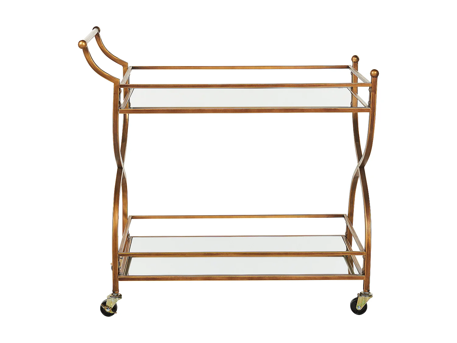 Keukentrolley LARINO Metaal Goud