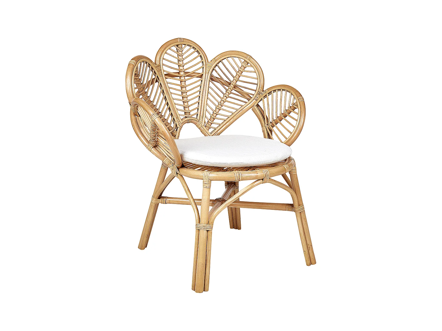 Silla pavo real FLORENTINE II Ratán Natural