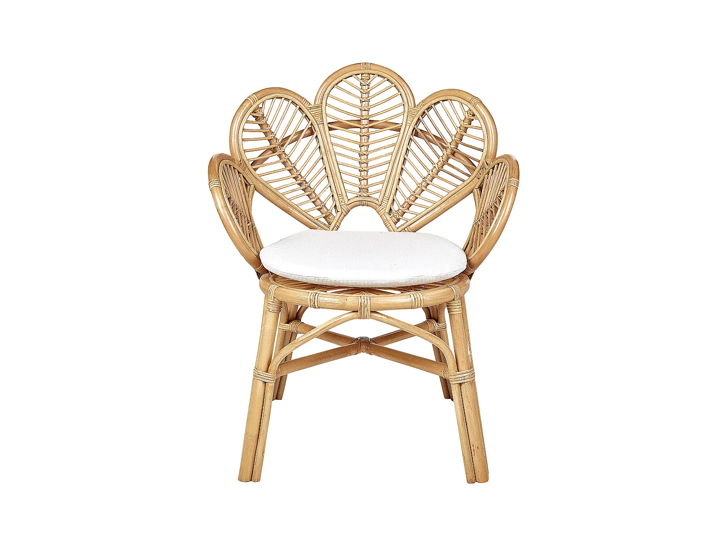 Silla pavo real FLORENTINE II Ratán Natural