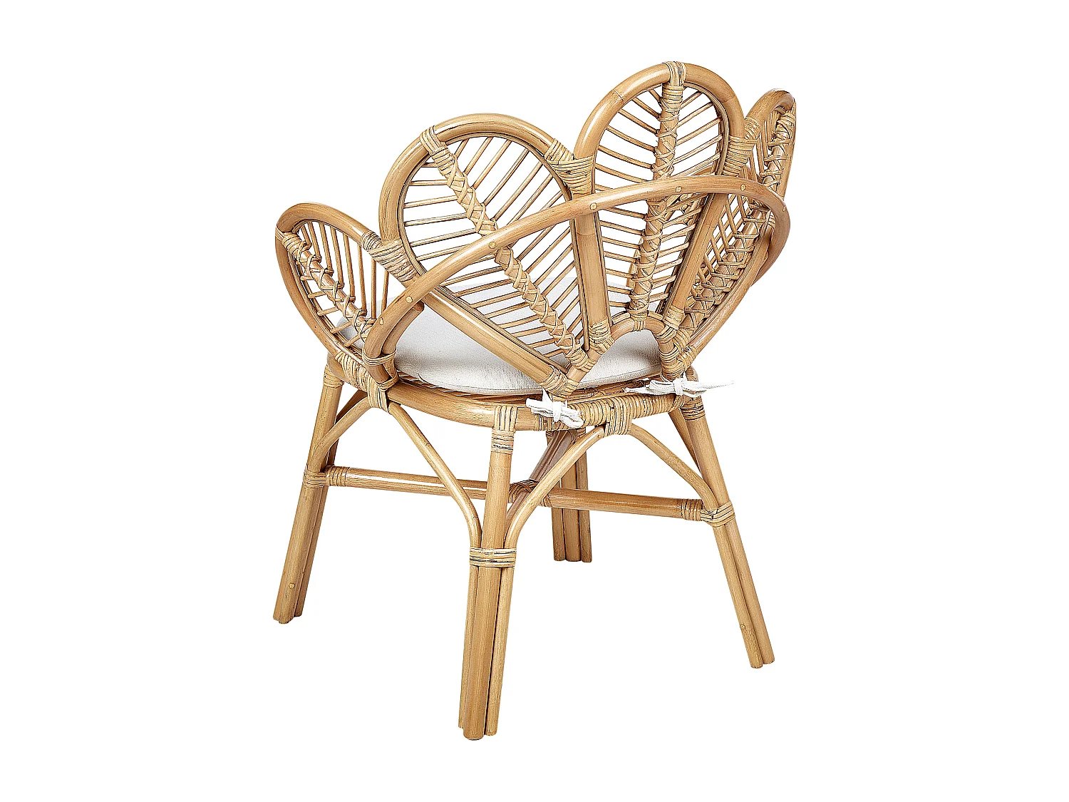 Chaise paon FLORENTINE II Rotin Naturel