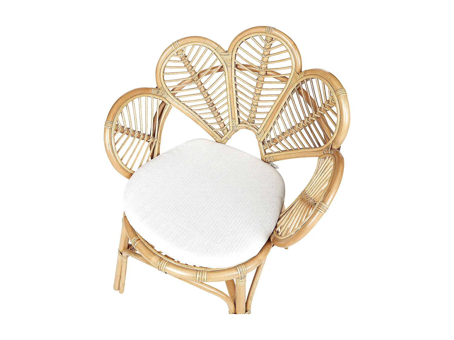 Chaise paon FLORENTINE II Rotin Naturel