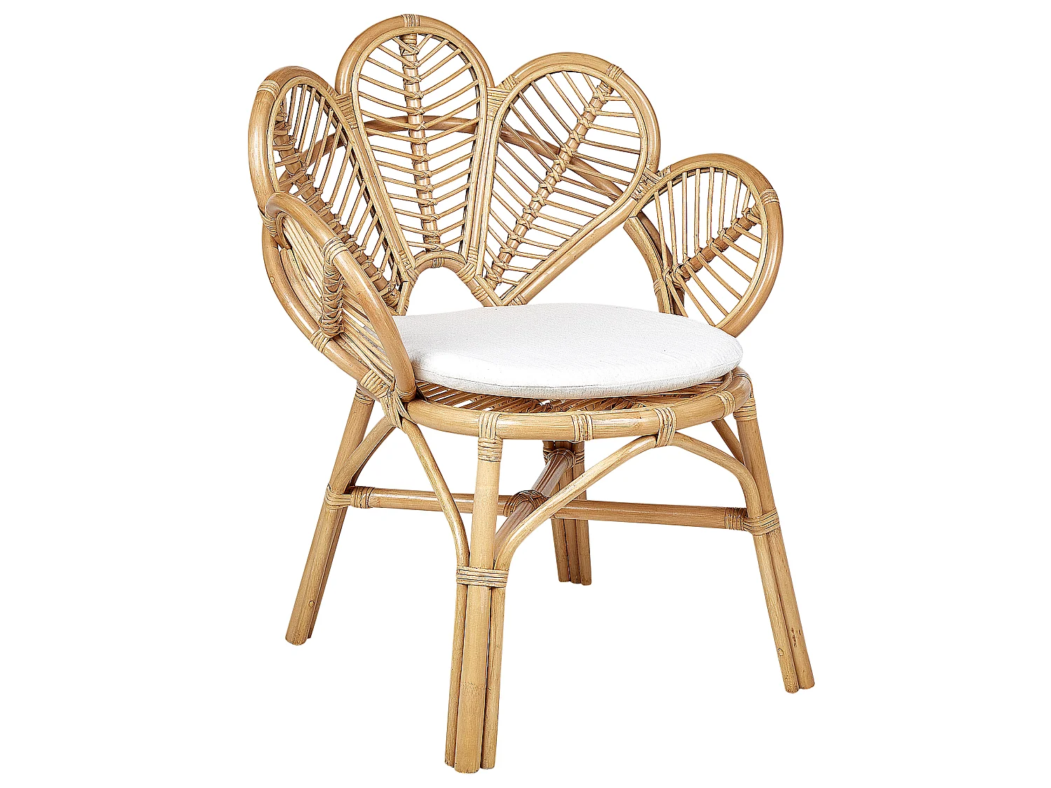 Pfauenstuhl FLORENTINE II Rattan Naturfarben