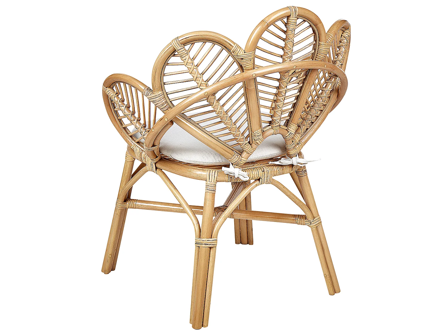 Pfauenstuhl FLORENTINE II Rattan Naturfarben