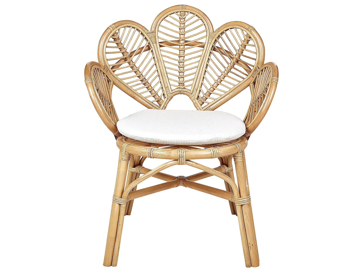 Pfauenstuhl FLORENTINE II Rattan Naturfarben
