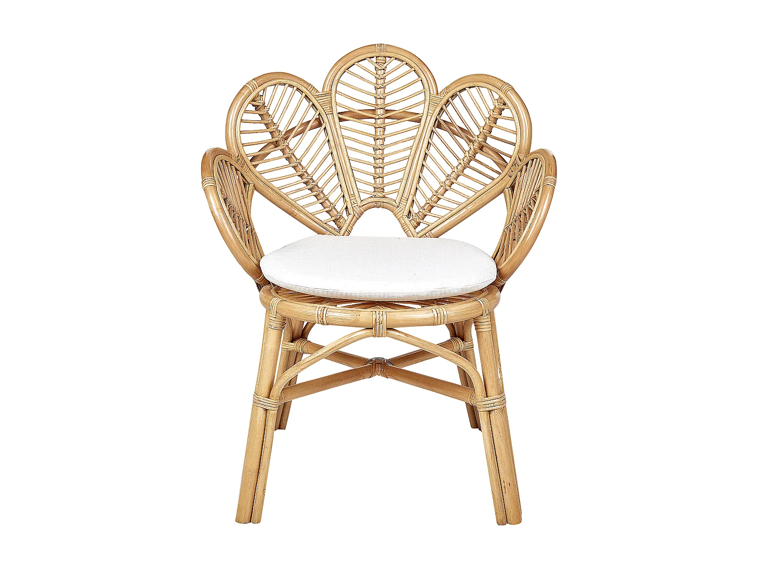 Set di 2 sedie Peacock FLORENTINE II Rattan Naturale