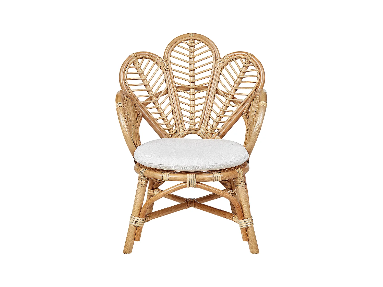 Pauwenstoel FLORENTINE II Rotan Natuurlijk