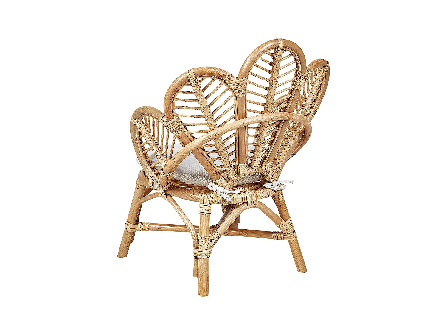 Pauwenstoel FLORENTINE II Rotan Natuurlijk