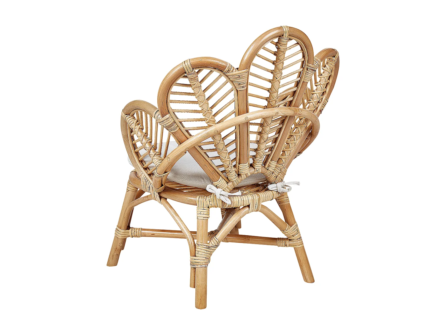 Chaise paon pour enfants FLORENTINE II Rotin Naturel