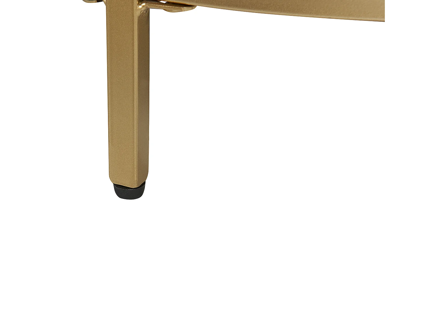 Table basse BIRNEY Verre de sécurité Doré