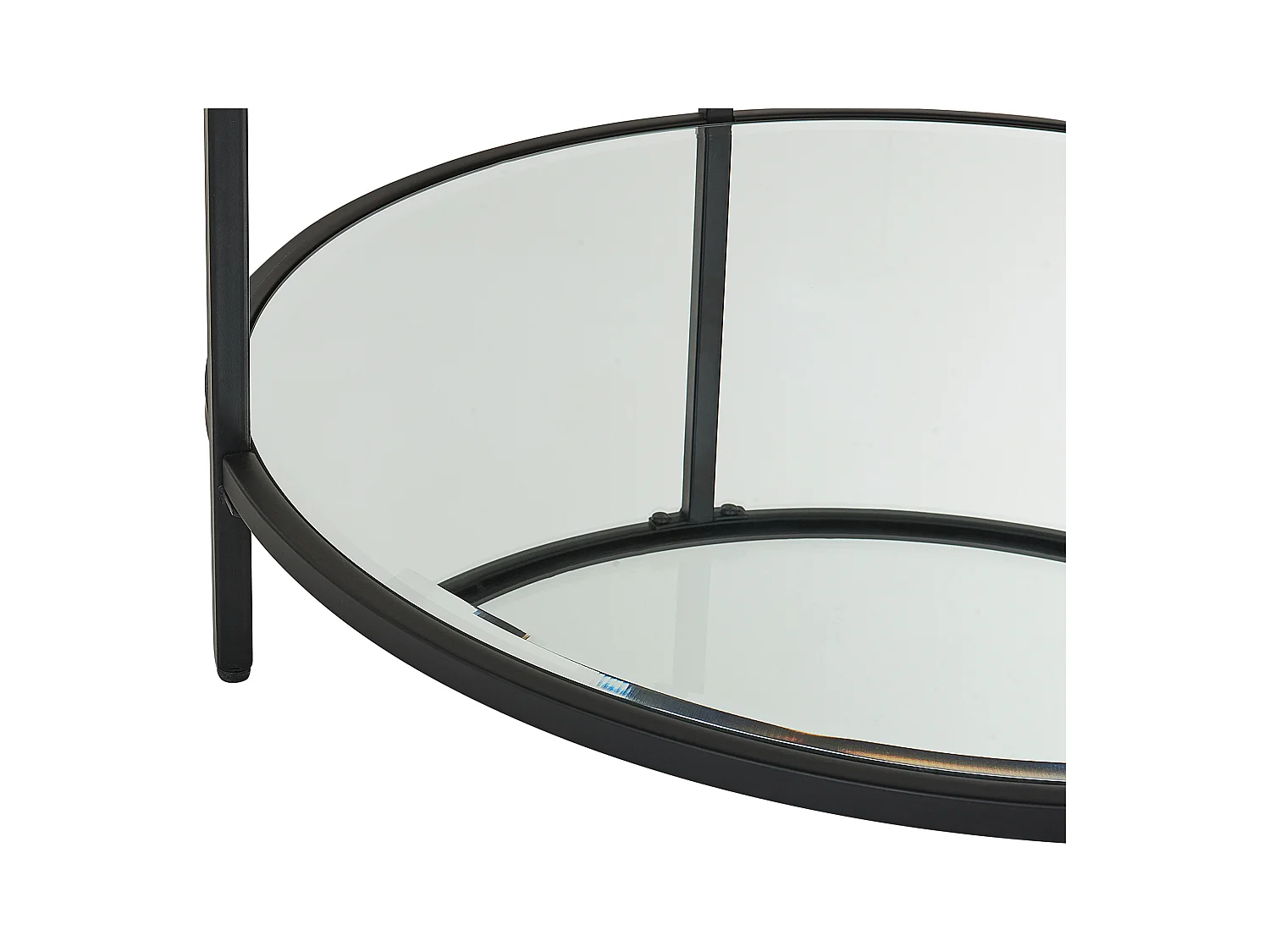 Mesa de centro BIRNEY Vidro de segurança (temperado) Preto