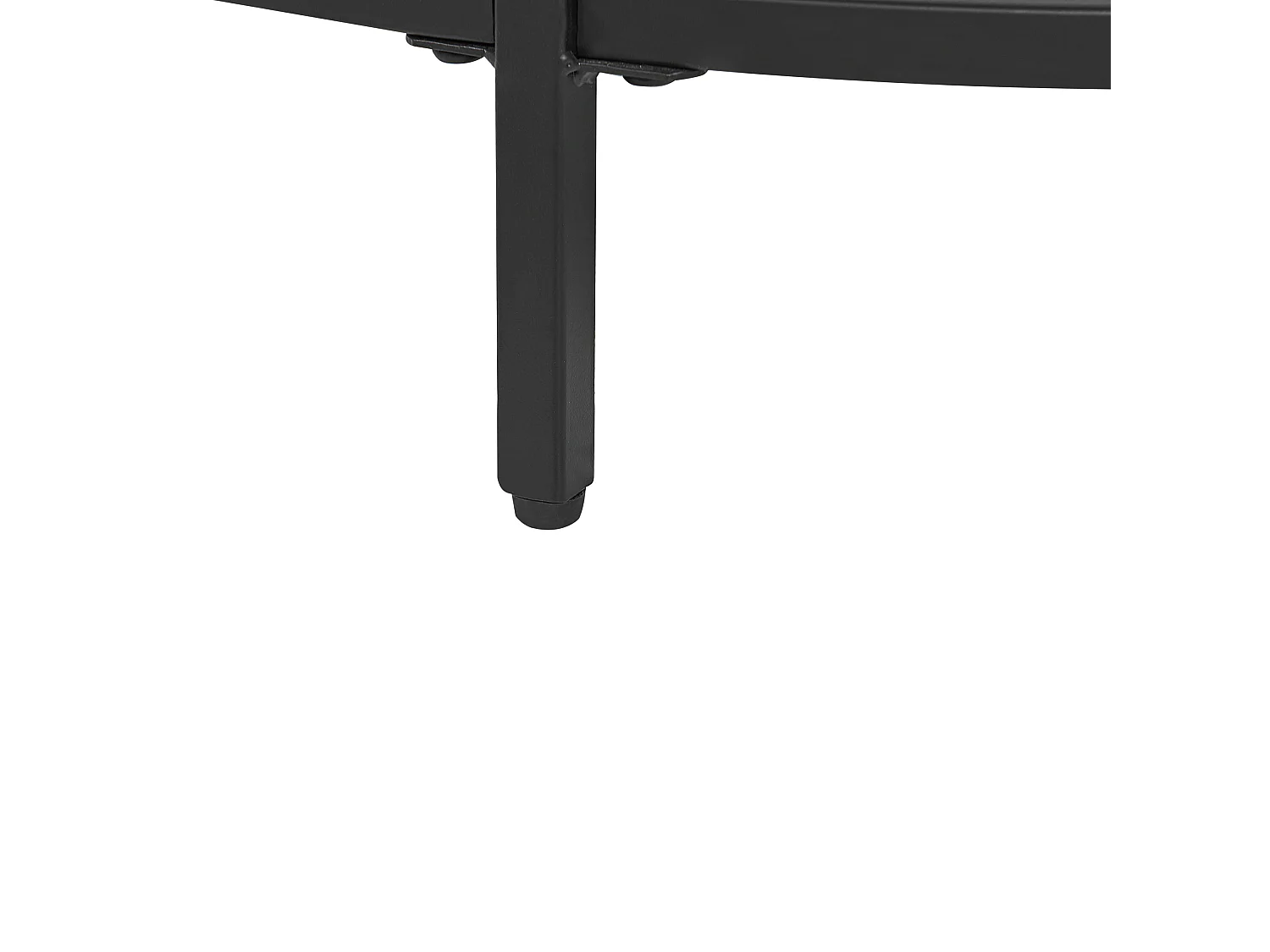 Salontafel BIRNEY Veiligheidsglas Zwart