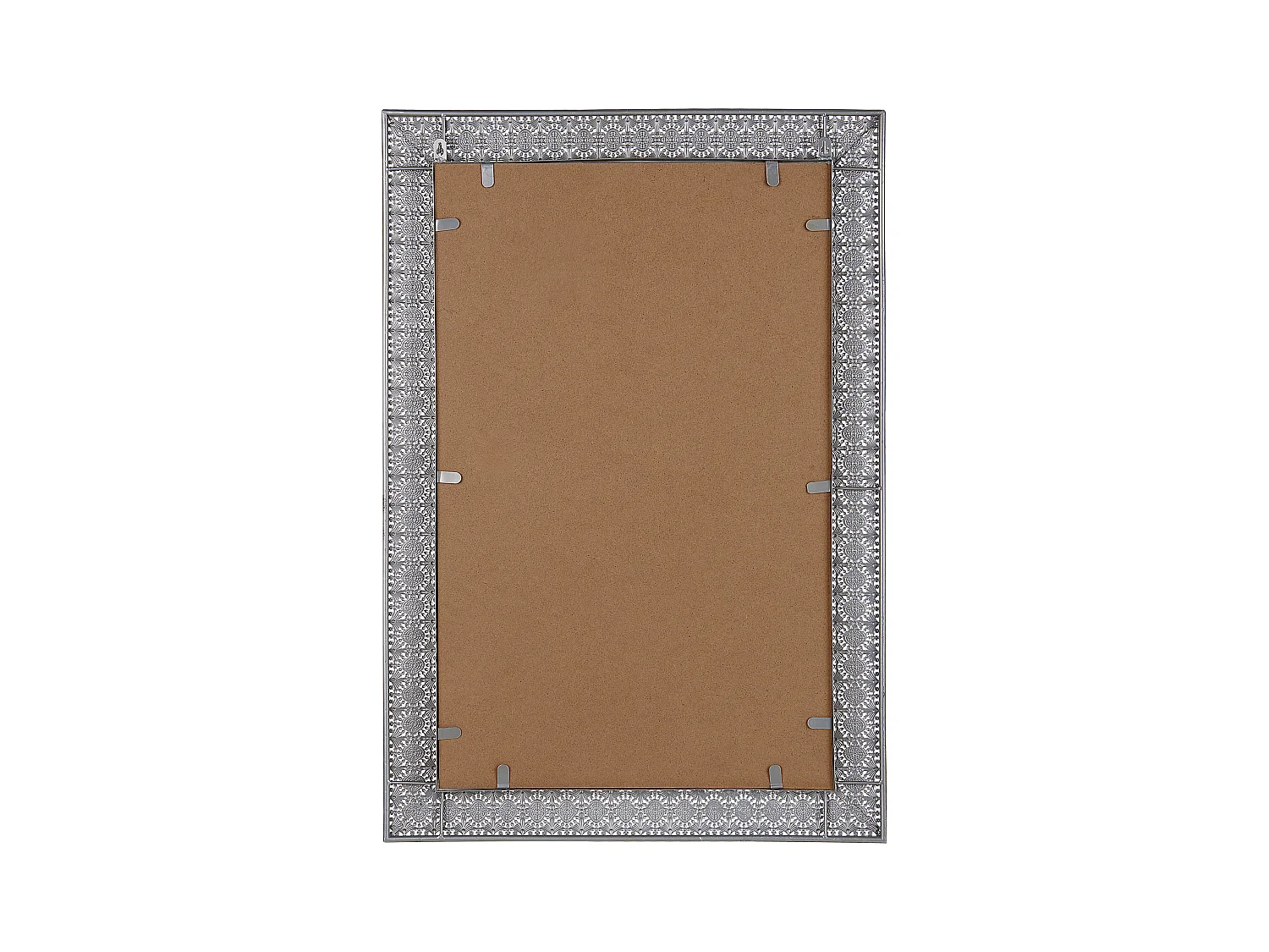 Moderner Wandspiegel Metall rechteckig 60 x 90 cm marokkanischer Stil gold Pali