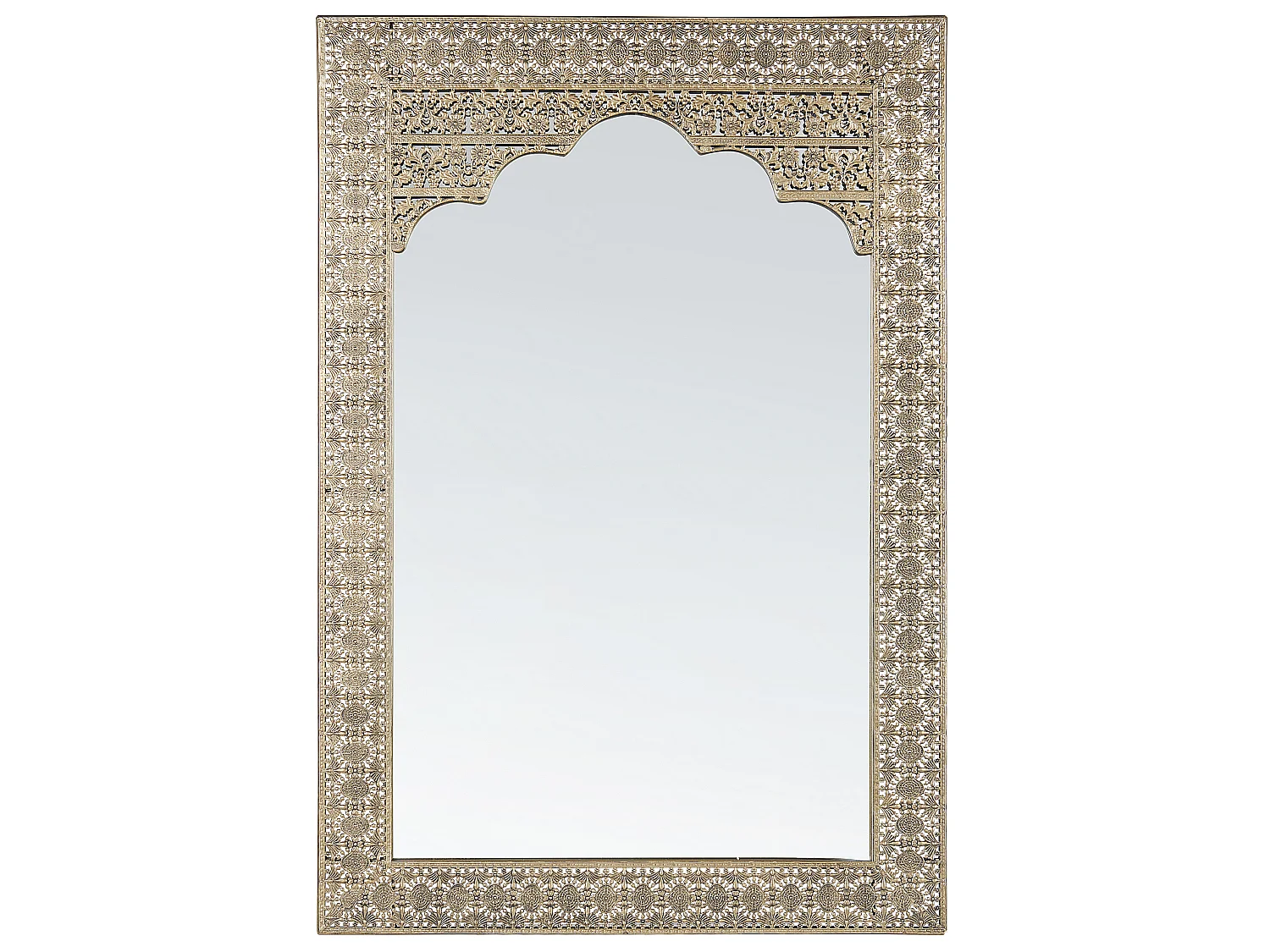 Wall Mirror PALI 60 cm 90 cm Metal Gold