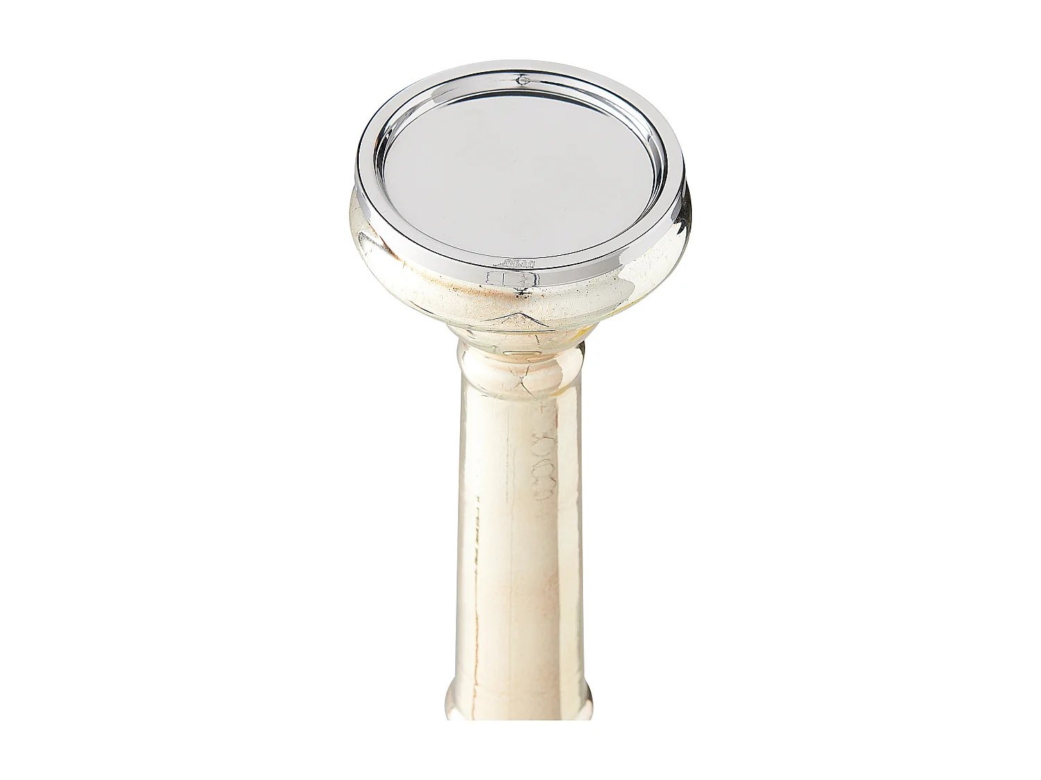 Lot de 2 bougeoirs IMARTI Verre 40 cm Doré