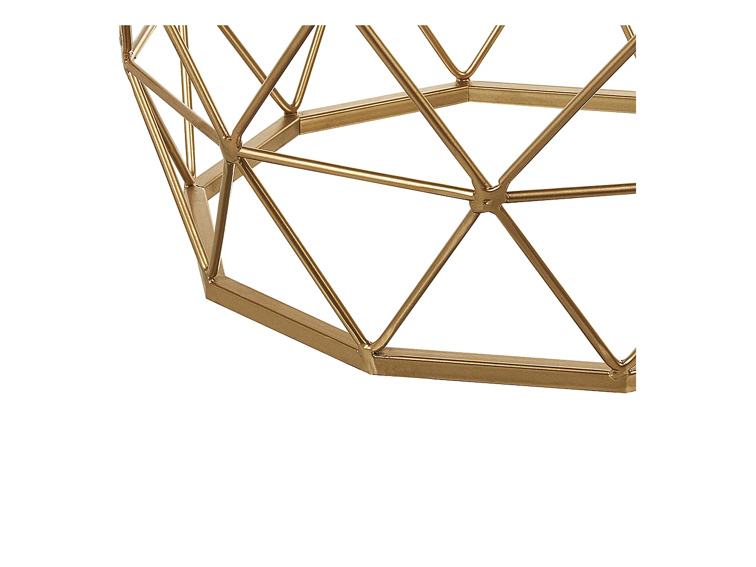 Stolik pomocniczy HALSEY Złoty