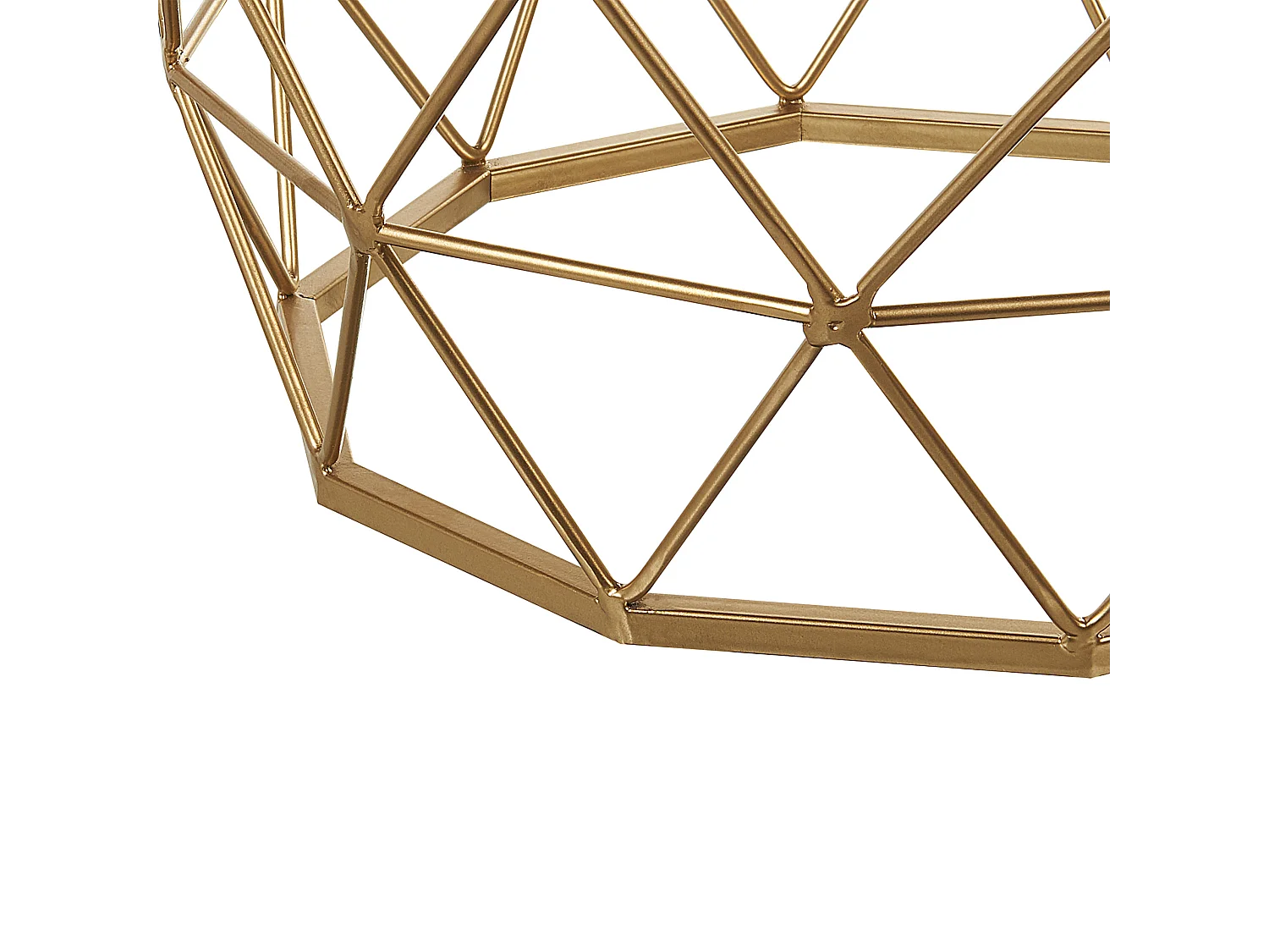 Tavolino effetto marmo e oro 34 cm HALSEY