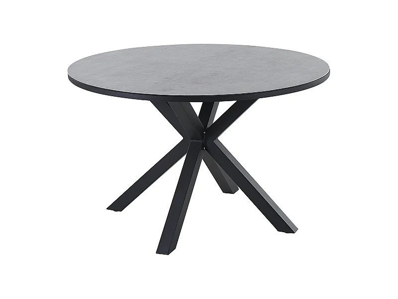 Gartentisch MALETTO 120 cm 120 cm Glas Grau