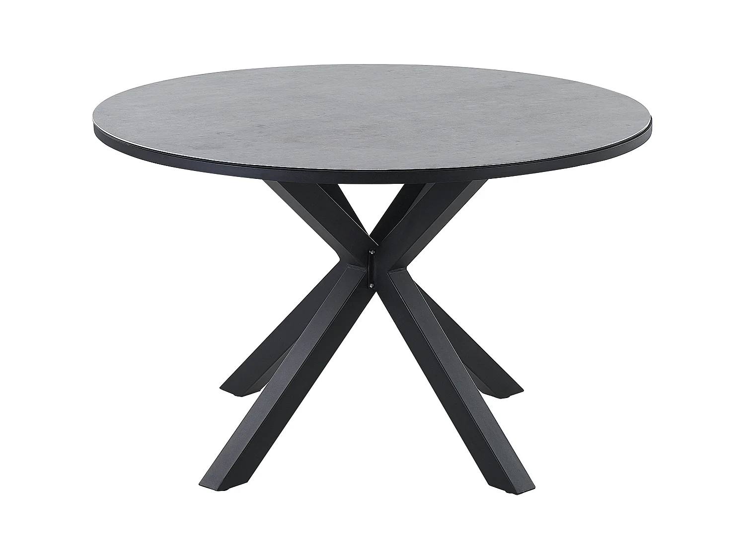 Gartentisch MALETTO 120 cm 120 cm Glas Grau