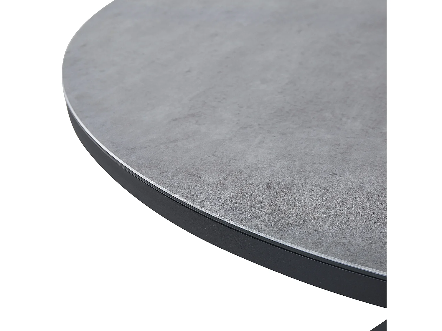 Table de salle à manger de jardin MALETTO 120 cm 120 cm Verre Gris