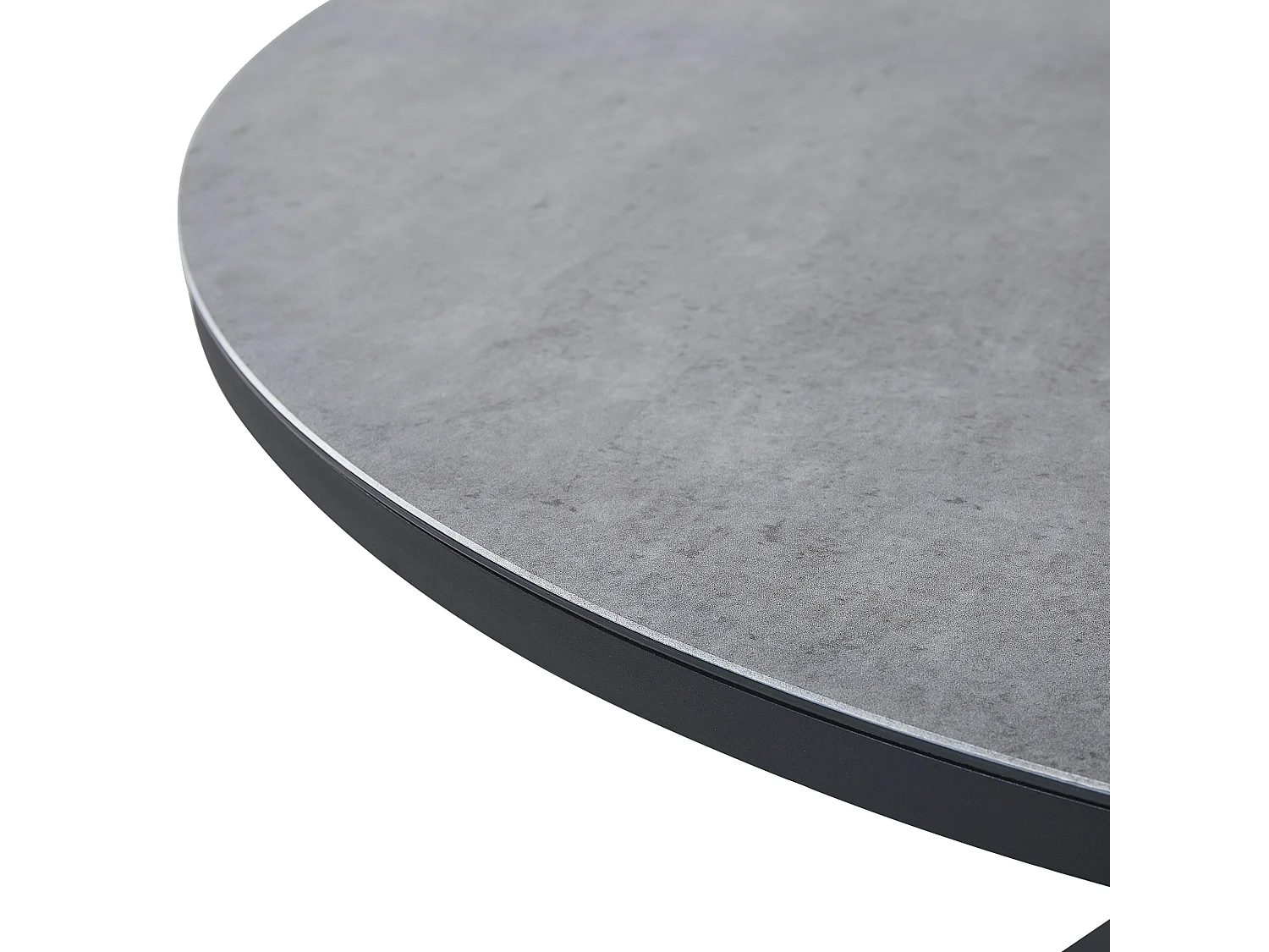 Stół ogrodowy MALETTO 120 cm 120 cm Szkło Szary