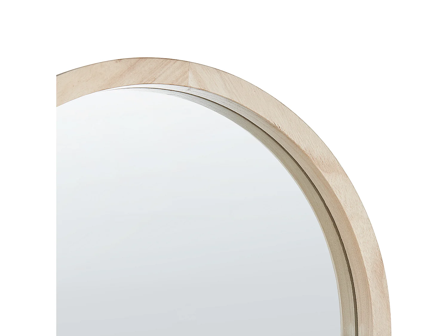 Specchio da parete con ripiano CHAMBERY 170 cm Legno Marrone chiaro