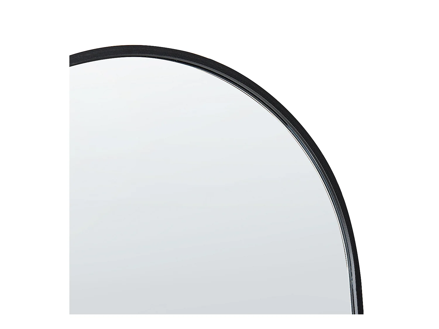 Staande spiegel BAGNOLET 150 cm Metaal Zwart