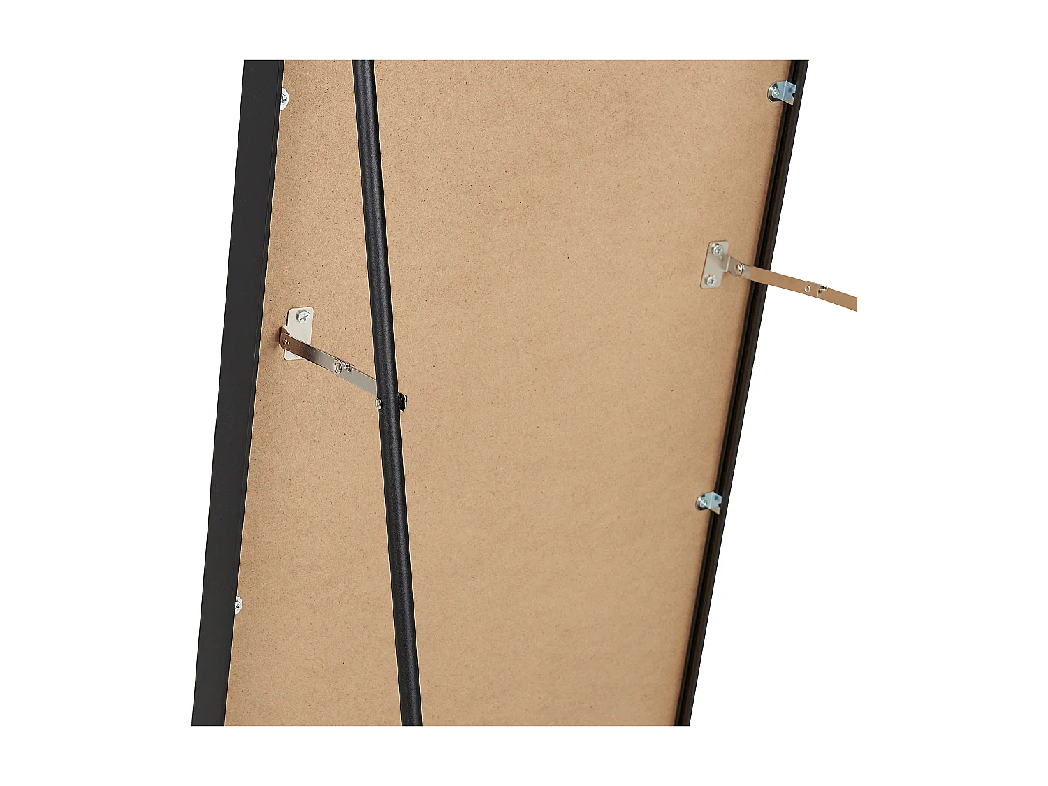 Miroir sur pied BAGNOLET 150 cm Métal Noir