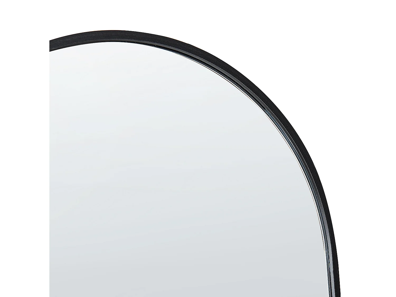 Miroir sur pied BAGNOLET 150 cm Métal Noir