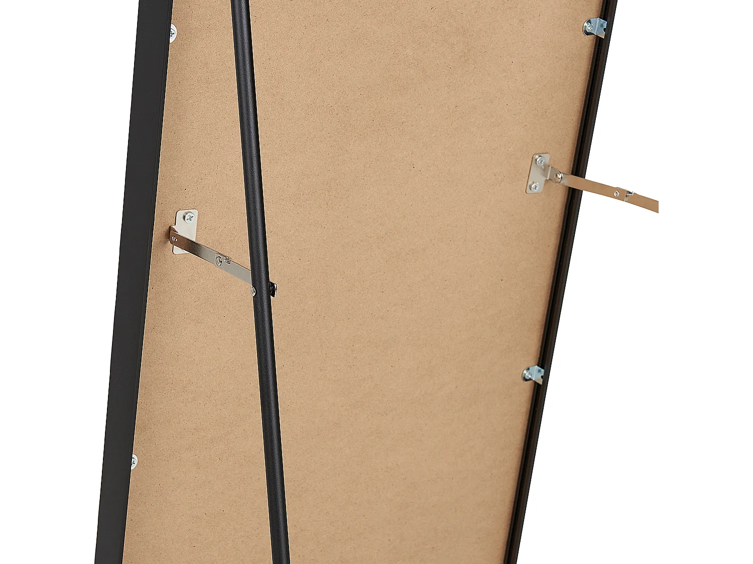 Miroir sur pied BAGNOLET 150 cm Métal Noir