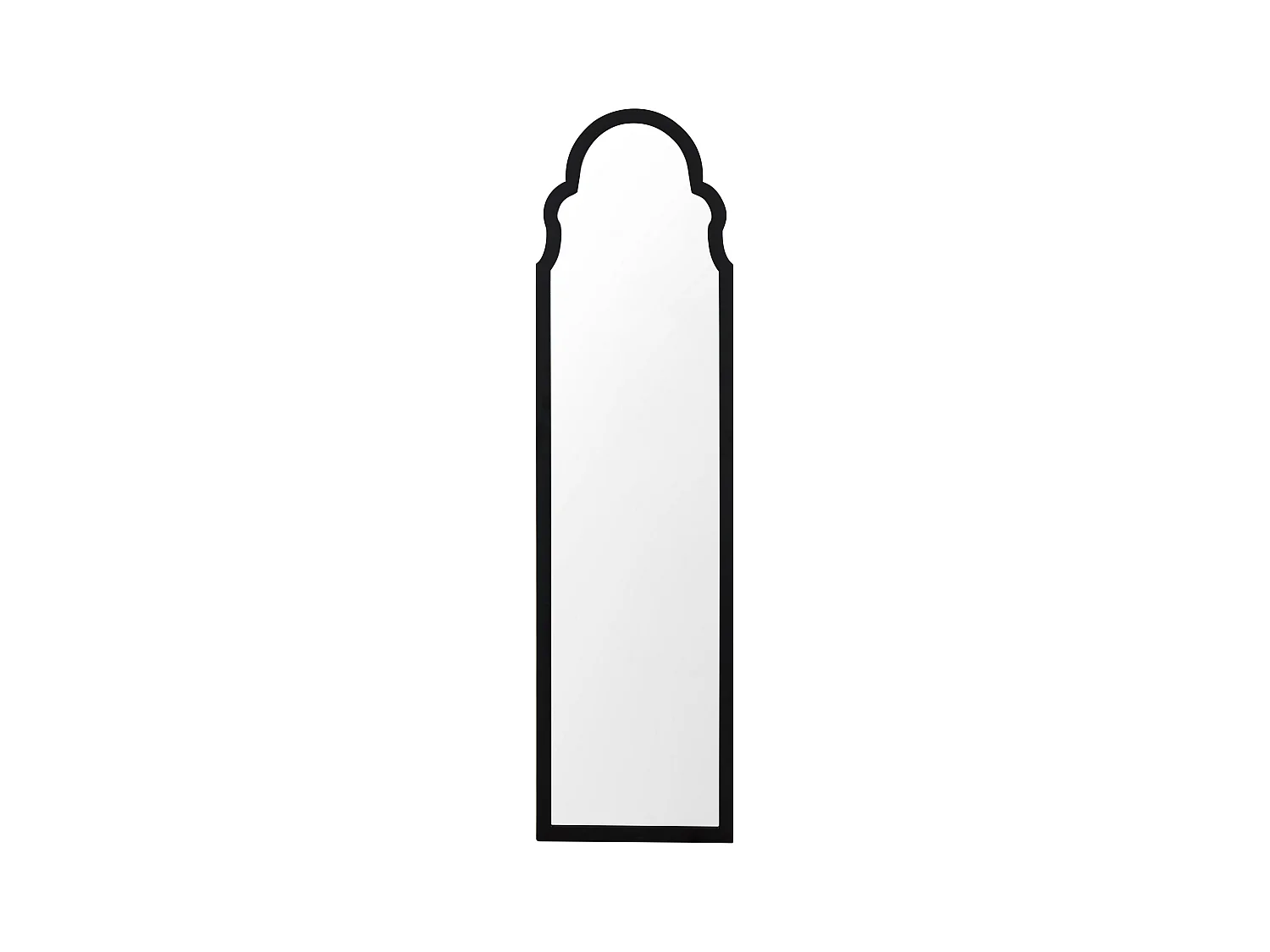 Staande spiegel CHATILLON 150 cm Zwart