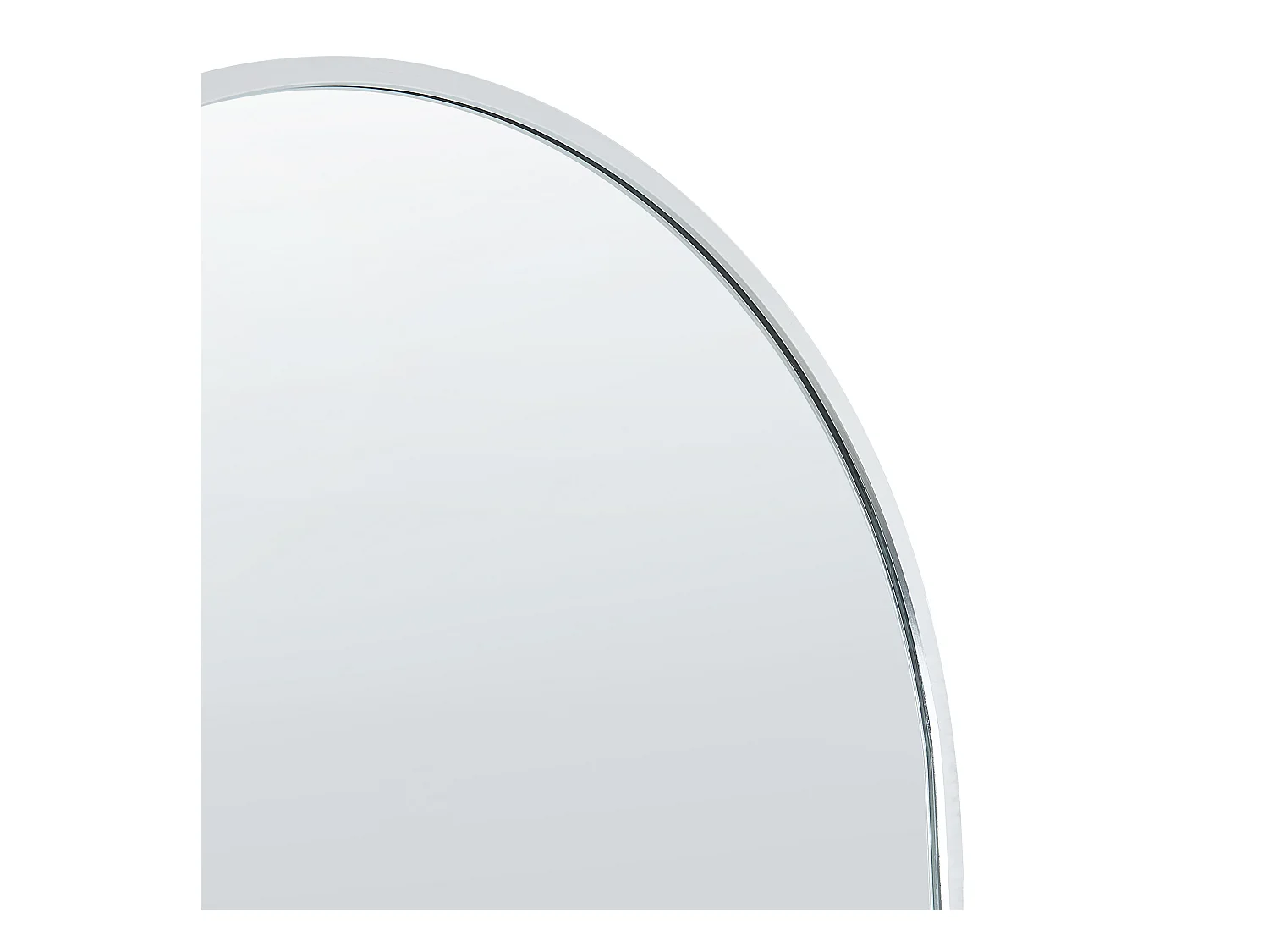 Miroir sur pied BAGNOLET 150 cm Métal Argenté