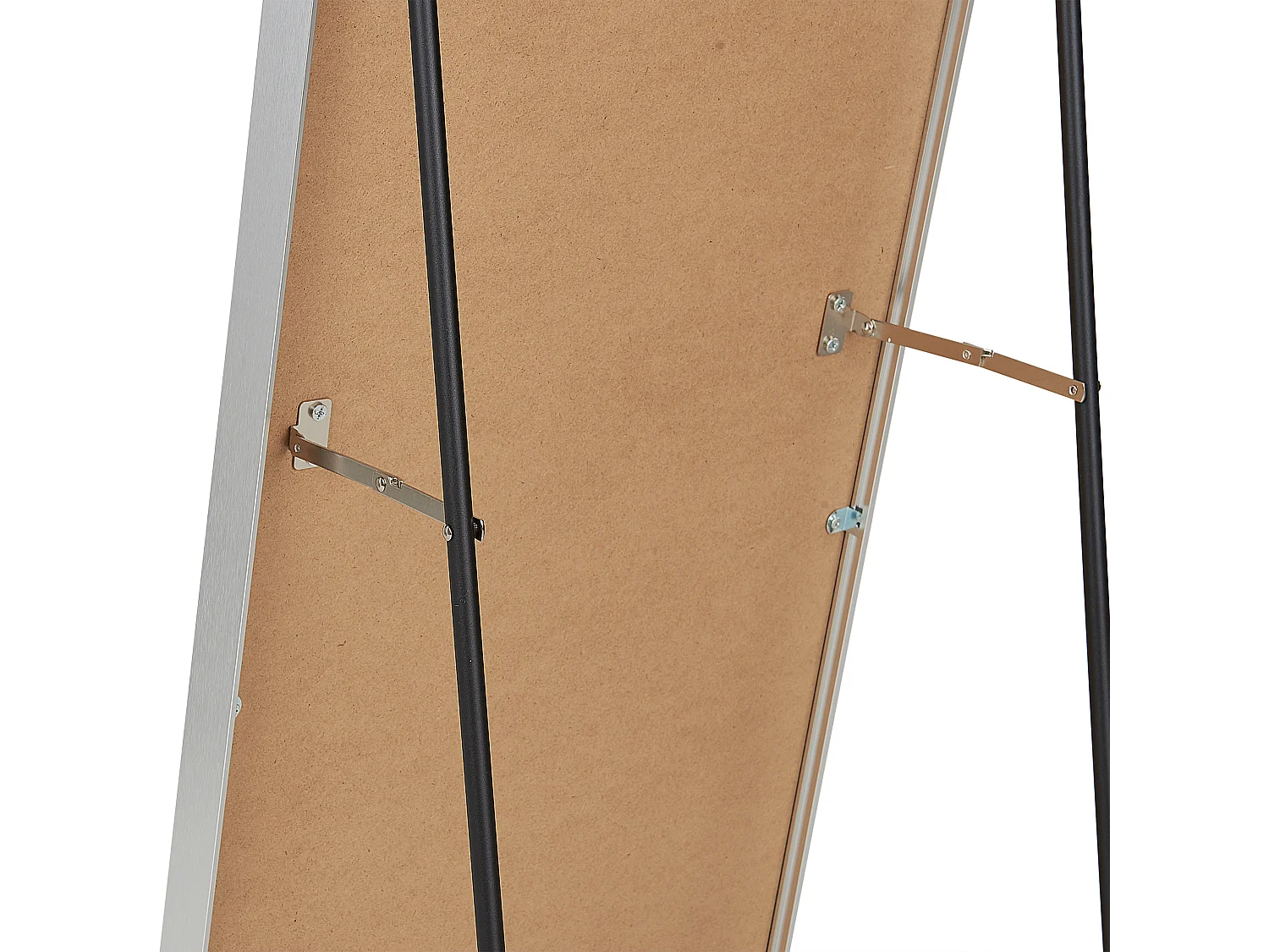 Miroir sur pied BAGNOLET 150 cm Métal Argenté