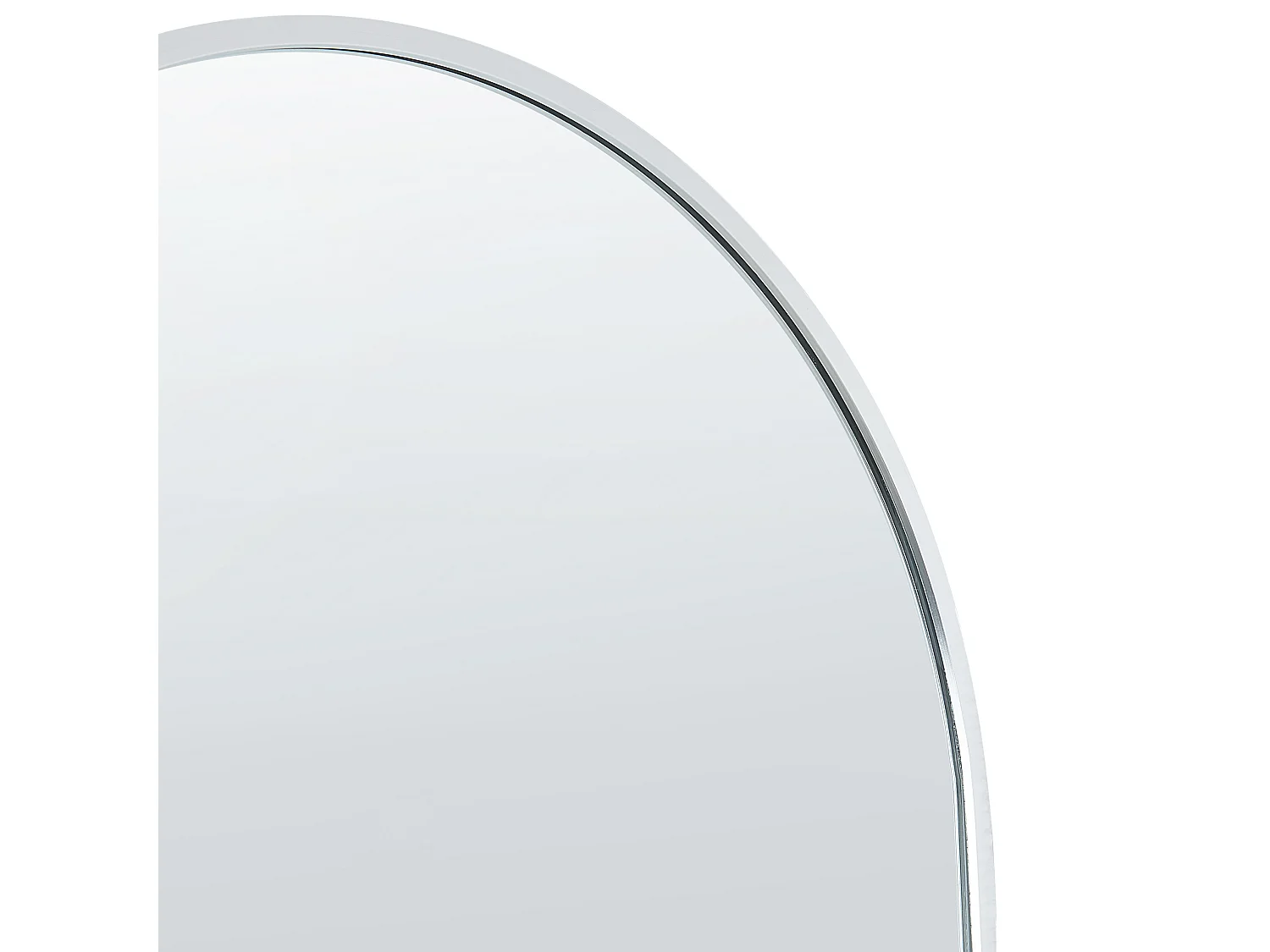 Miroir sur pied BAGNOLET 150 cm Métal Argenté
