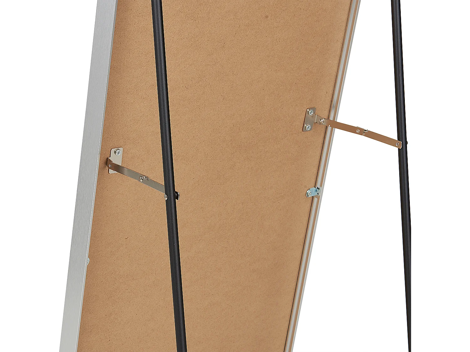 Miroir sur pied BAGNOLET 150 cm Métal Argenté