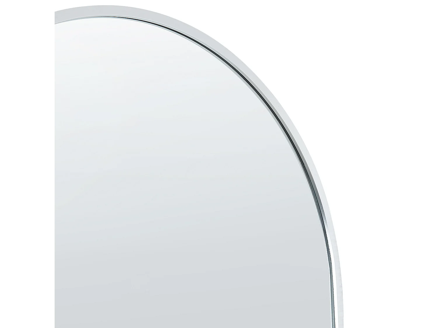 Miroir sur pied BAGNOLET 150 cm Métal Argenté