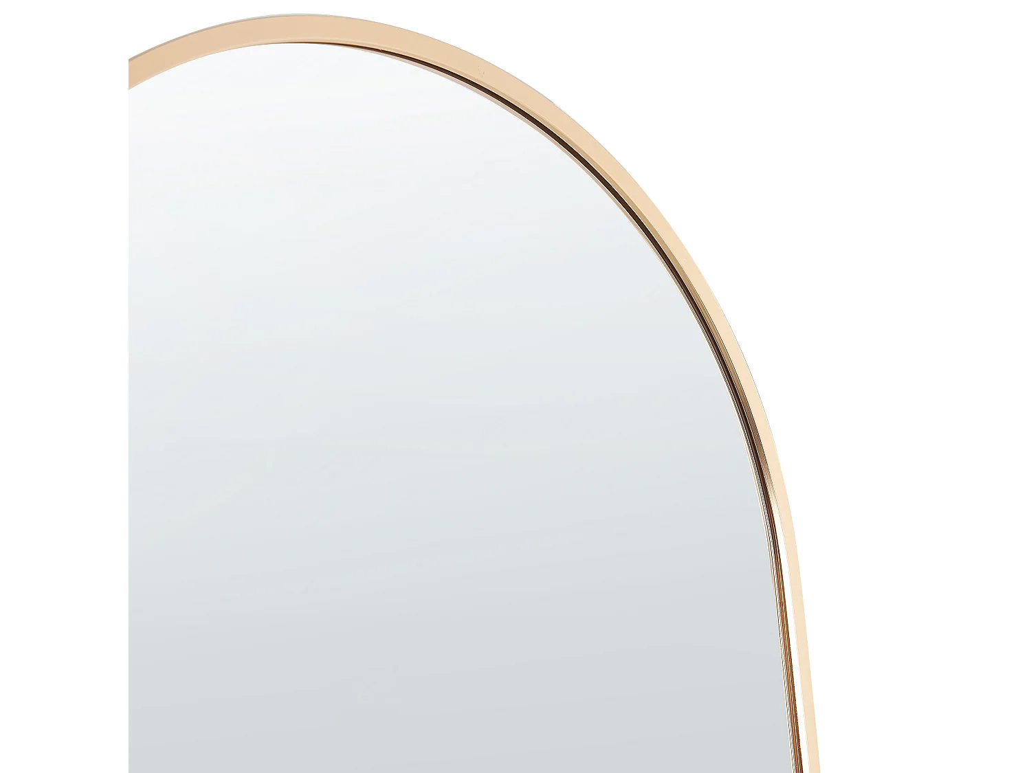 Miroir sur pied BAGNOLET 150 cm Métal Doré