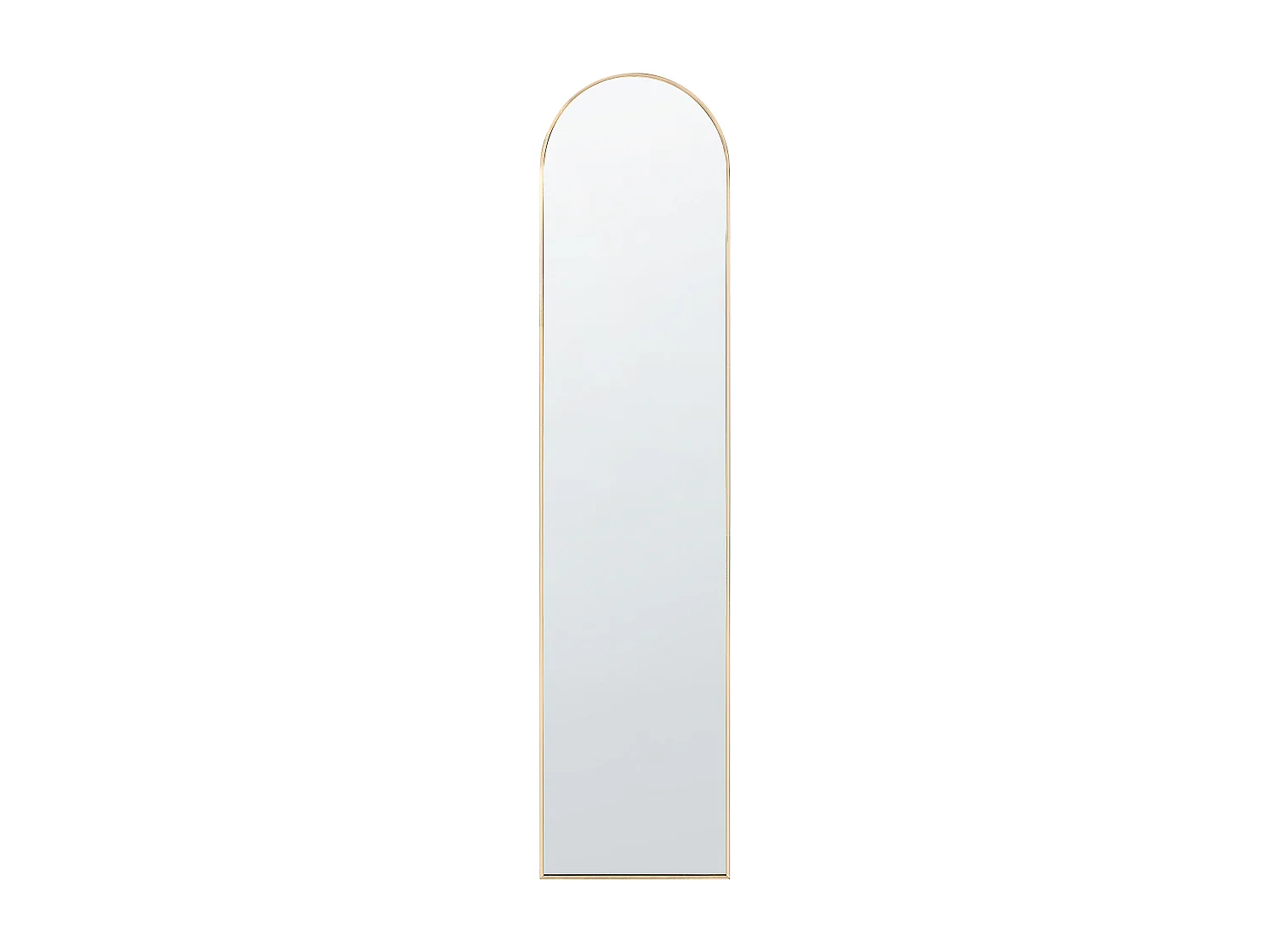 Miroir sur pied BAGNOLET 150 cm Métal Doré