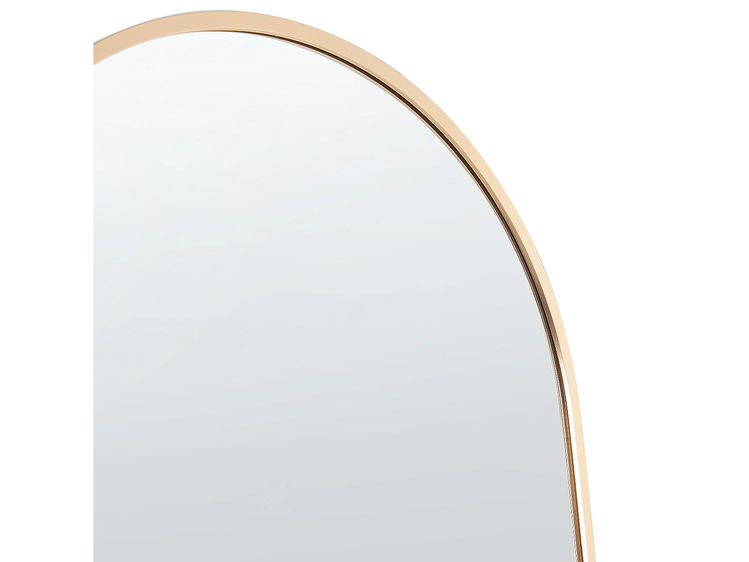 Miroir sur pied BAGNOLET 150 cm Métal Doré