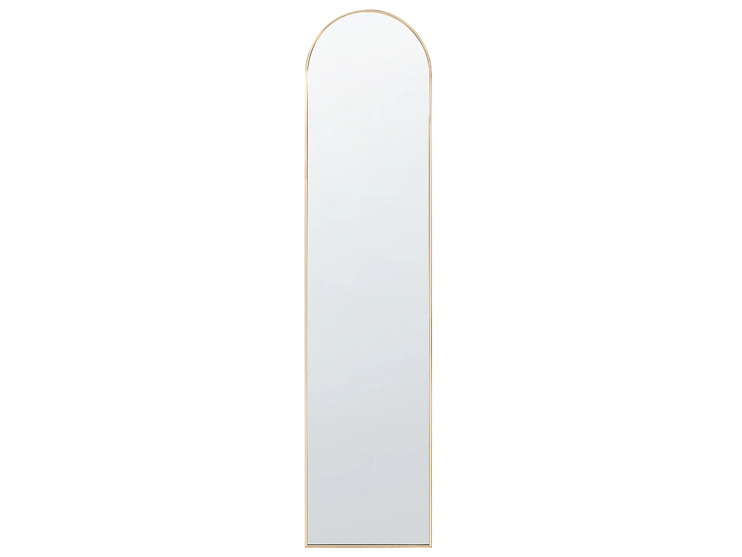 Miroir sur pied BAGNOLET 150 cm Métal Doré