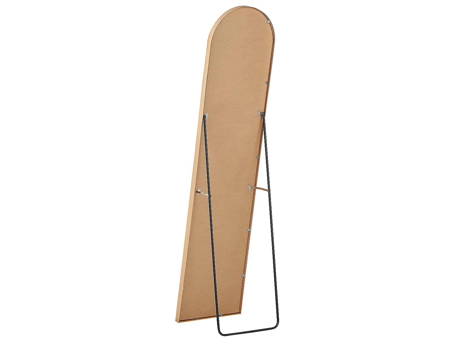 Miroir sur pied BAGNOLET 150 cm Métal Doré